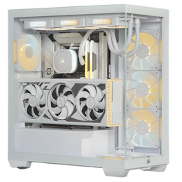 PC Gamer CORSAIR 3500X Blanc x Petit Budget | Ryzen 5 5500 x RTX 5050
