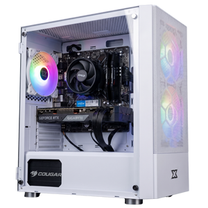 PC Gamer Xigmatek Oreo — RTX 5050 · Ryzen 5 5500 · Blanc