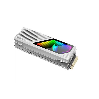 Dissipateur SSD M.2 ARGB – Blanc