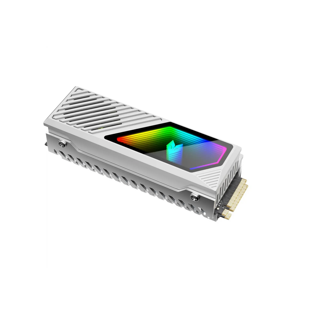 Dissipateur thermique SSD M.2 ARGB – Blanc