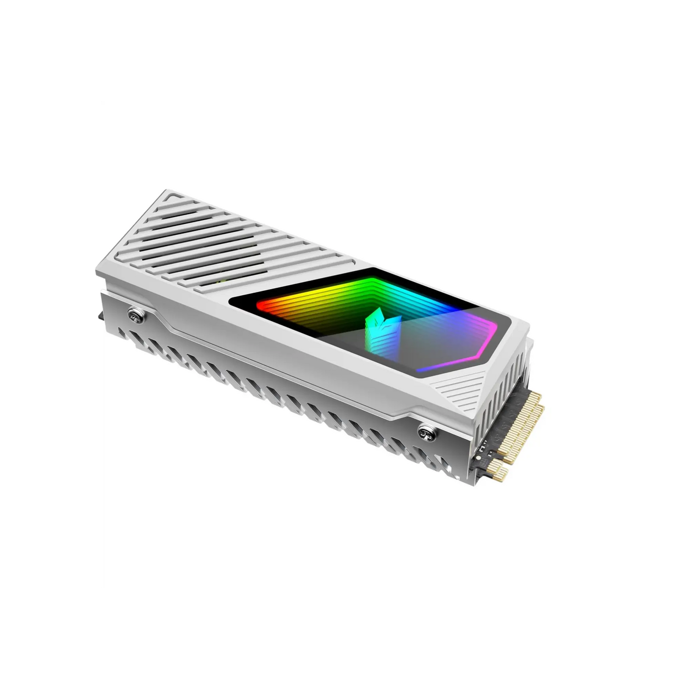 Dissipateur thermique SSD M.2 ARGB – Blanc