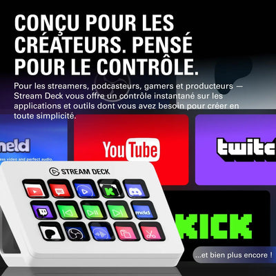 Elgato Stream Deck Neo Blanc