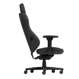 Fauteuil Noblechairs Aura Black Edition noir en position inclinée, mécanisme synchrone 22 degrés