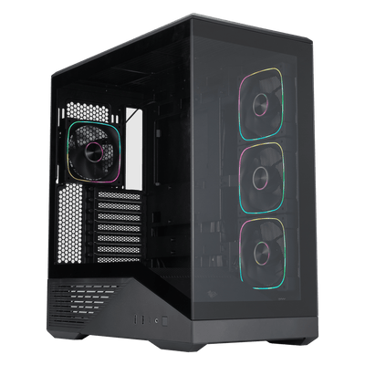 Boîtier PC 1stPlayer GM7 ARGB Noir - Moyen Tour ATX