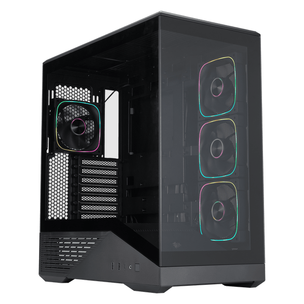 Boîtier PC 1stPlayer GM7 ARGB Noir - vue principale