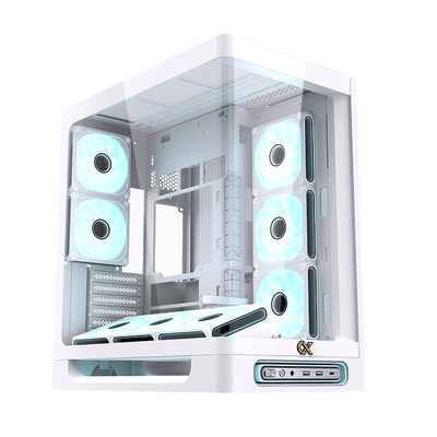 Boîtier PC Xigmatek Heaven Air Blanc - Moyen Tour E-ATX