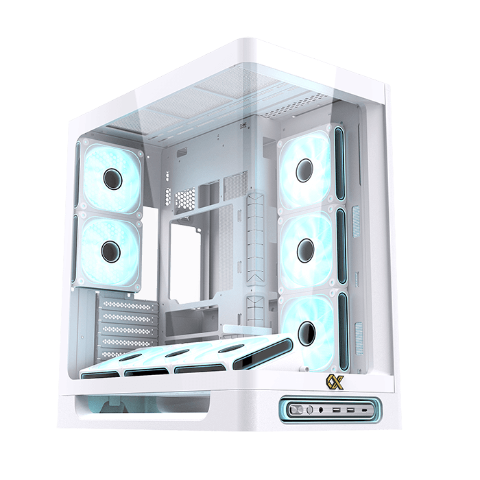 Boîtier PC Xigmatek Heaven Air Blanc - vue principale
