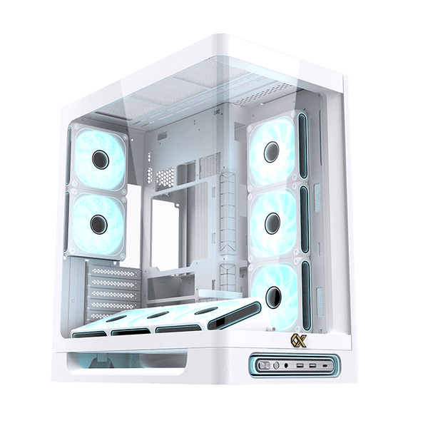 Boîtier PC Xigmatek Heaven Air Blanc - vue principale