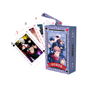 Jeu de cartes Jujutsu Kaisen - 54 Cartes Poker