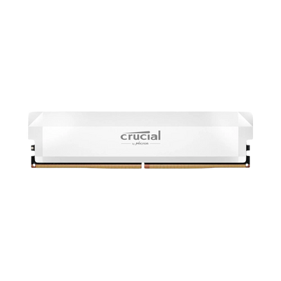 Barrette RAM Crucial DDR5 – 16 Go (1 x 16 Go) - 6000Mhz - Blanc