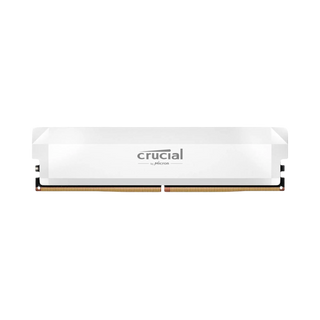 Barrette RAM Crucial DDR5 – 16 Go (1 x 16 Go) - 6000Mhz - Blanc Crucial
