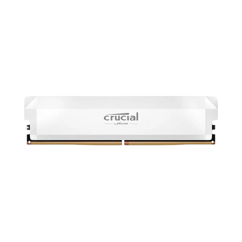 Barrette RAM Crucial DDR5 – 16 Go (1 x 16 Go) - 6000Mhz - Blanc