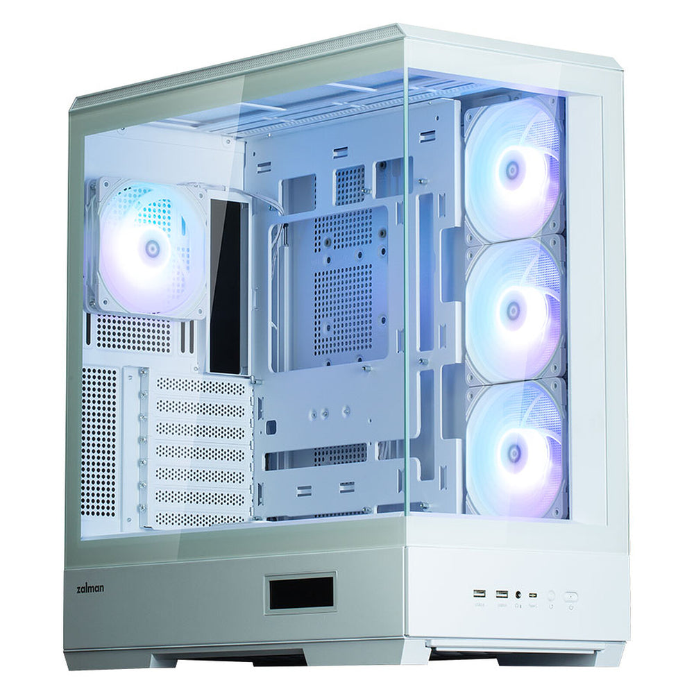 Boîtier PC Zalman P50 DS Blanc - vue principale