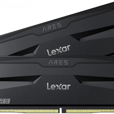 Kit Mémoire RAM Lexar Ares 2 DDR5 – 32 Go (2 x 16 Go) - 6000Mhz - Noir — compatible avec ASRock B850 Pro Race Sport Edition WiFi