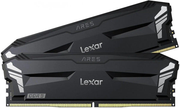Kit Mémoire RAM Lexar Ares 2 DDR5 – 32 Go (2 x 16 Go) - 6000Mhz - Noir