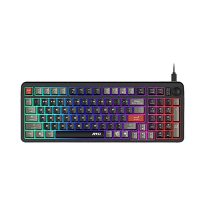 Clavier MSI Forge GK110 Noir - RGB - FR