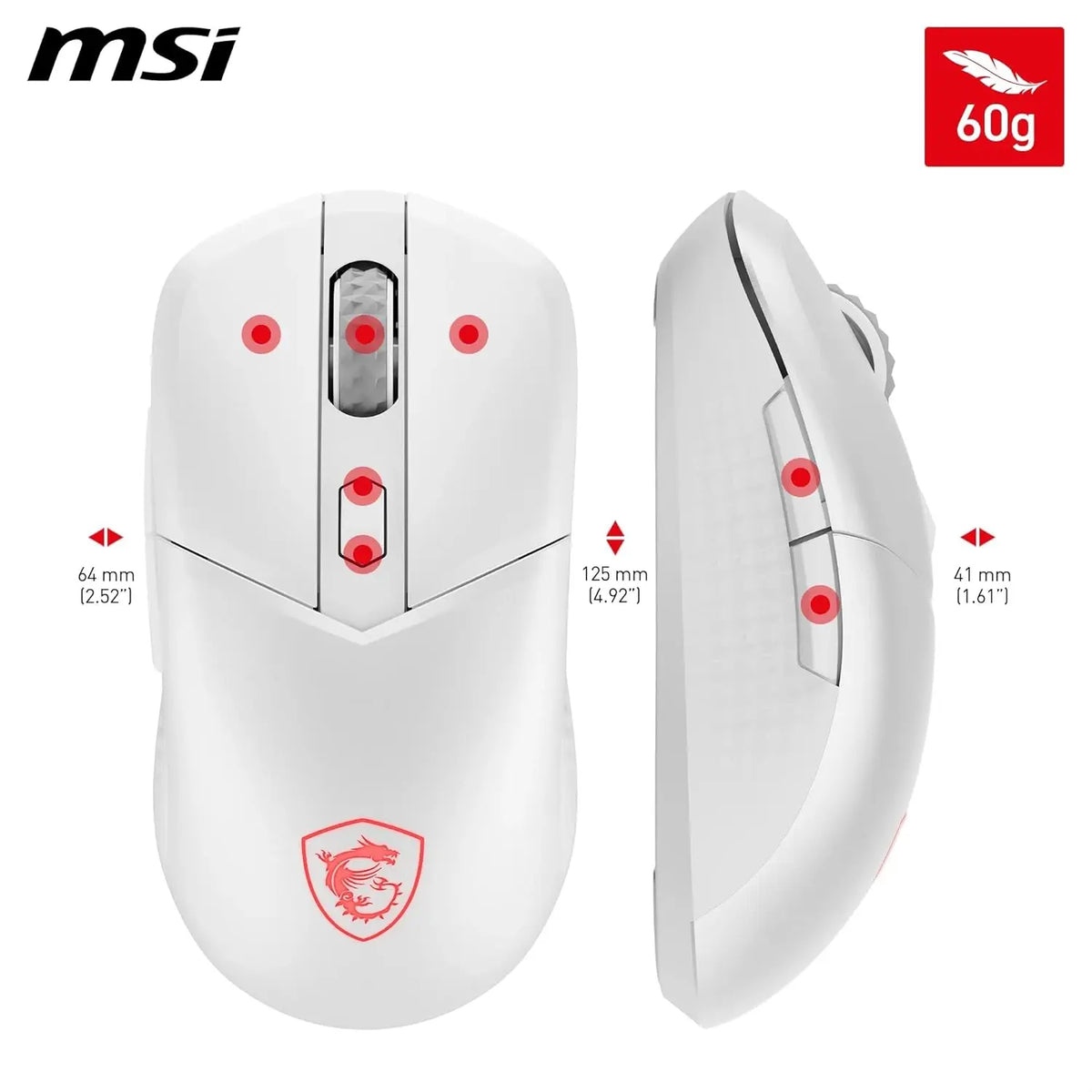 MSI Versa 300 Wireless White