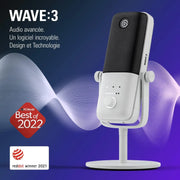 Micro Elgato Wave 3 Blanc