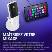 Micro Elgato Wave 3 Blanc