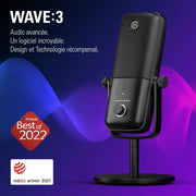 Micro Elgato Wave 3 Noir