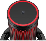 Micro Gaming à condensateur HyperX QuadCast rouge
