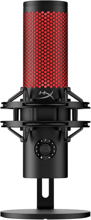 Micro Gaming à condensateur HyperX QuadCast rouge