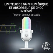 Micro Razer Seiren V3 Chroma Blanc