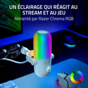 Micro Razer Seiren V3 Chroma Blanc