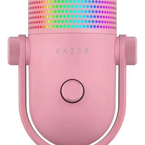 Micro Razer Seiren V3 Chroma Rose — dans le même univers que Micro Gaming à condensateur HyperX QuadCast 2 rouge