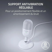 Micro Razer Seiren V3 Mini Blanc