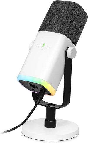 Microphone Fifine AM8 Blanc