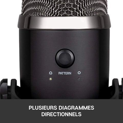Microphone Logitech Yeti Nano — dans le même univers que Micro Gaming à condensateur HyperX QuadCast 2 rouge