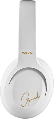 NGS Artica Greed Casque PC Supra-aural sans Fil - Blanc