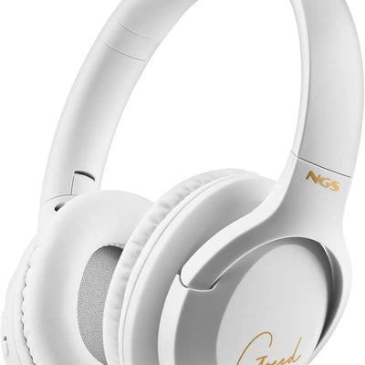 NGS Artica Greed Casque PC Supra-aural sans Fil - Blanc