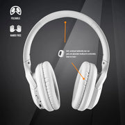 NGS Artica Greed Casque PC Supra-aural sans Fil - Blanc