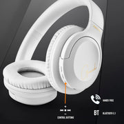 NGS Artica Greed Casque PC Supra-aural sans Fil - Blanc