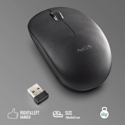 Souris sans fil NGS Fog Pro (Noir)