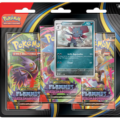 Pokemon JCC – Tripack Flammes fantasmagoriques