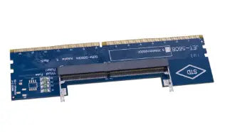 Adaptateur Mémoire RAM DDR4 – Convertisseur SO-DIMM vers DIMM — compatible avec Disque SSD CRUCIAL BX500 500 Go - SATA 6Gb/s