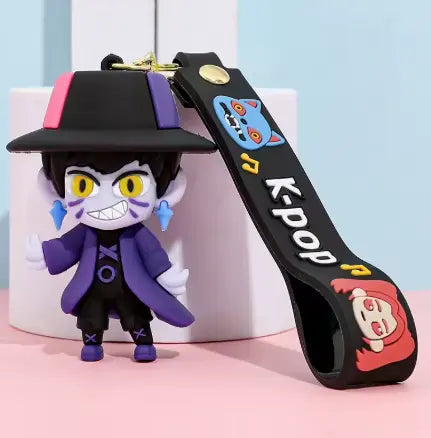 Porte Clés K Pop Demon Hunter Jinu — dans le même univers que Porte Clés K Pop Demon Hunter Derpy