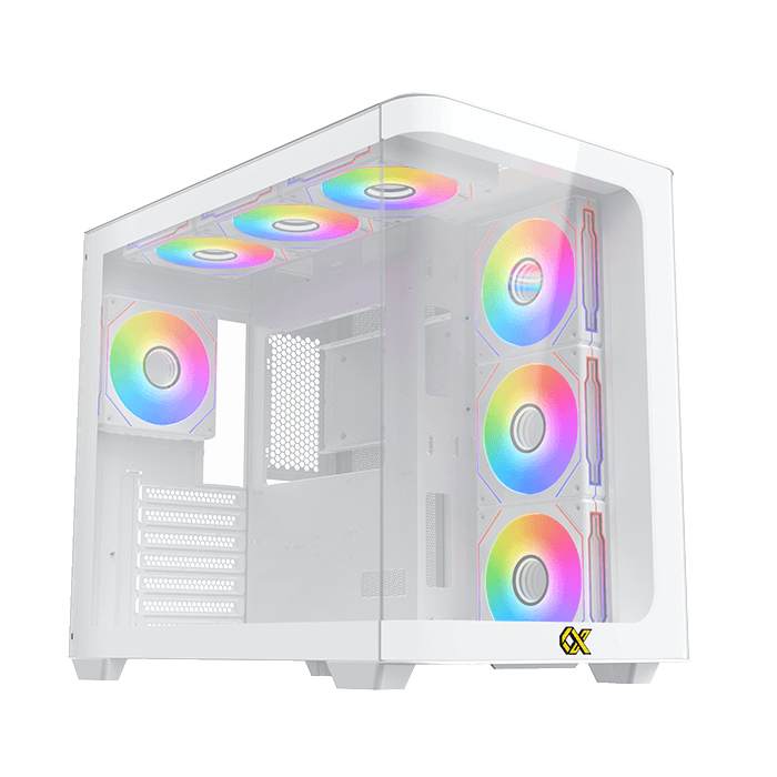 Boîtier PC Xigmatek Pano Blanc - vue principale