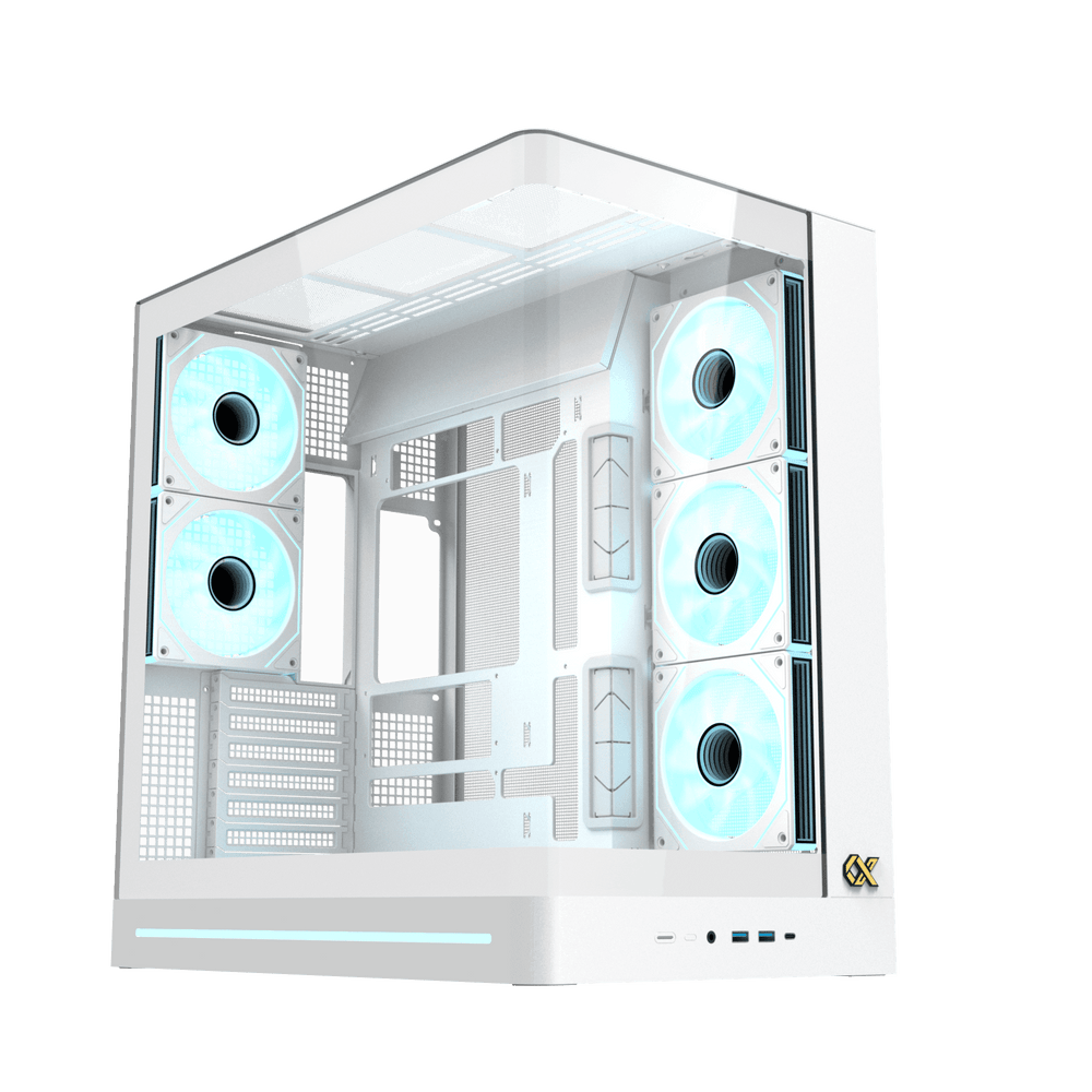 Boîtier PC Xigmatek Pano II Air Blanc - vue principale