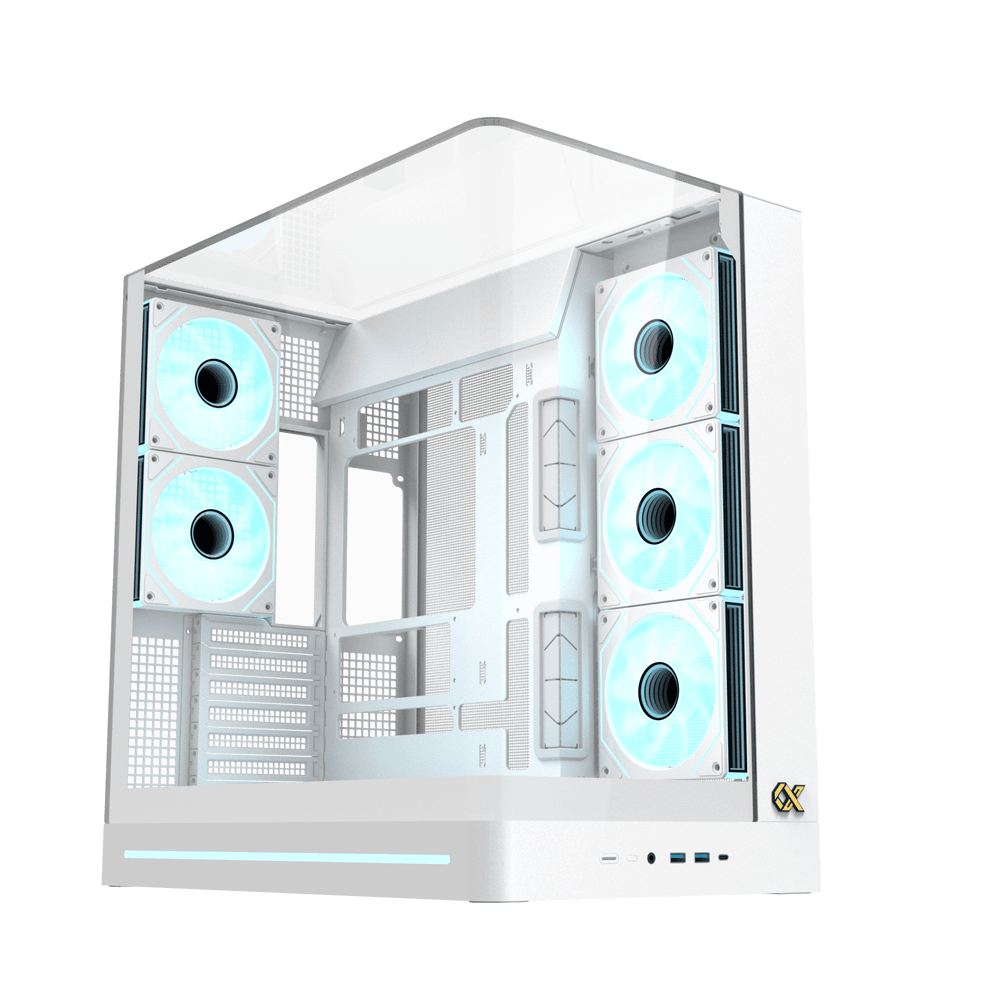 Boîtier PC Xigmatek Pano II Blanc - vue principale