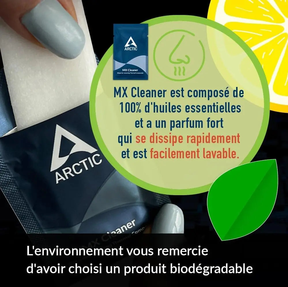 Pate Thermique Arctic MX-6 4g avec nettoyants