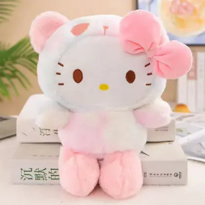Peluche Hello Kitty Cosplay Ourson Rose - 20 cm