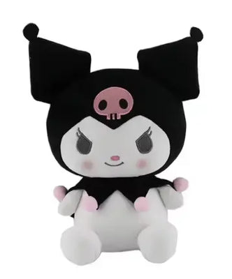 Peluche Kuromi Chapeau Iconique & Détails Roses 20cm - Peluche Hello Kitty