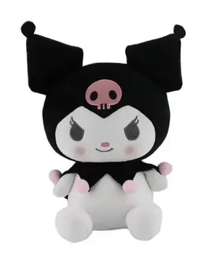 Peluche Kuromi Chapeau Iconique & Détails Roses 20cm - Peluche Hello Kitty
