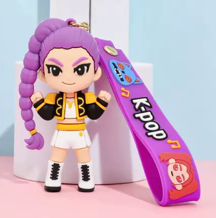 Porte Clés K Pop Demon Hunter Rumi — dans le même univers que Porte Clés K Pop Demon Hunter Derpy