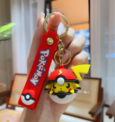 Porte clés Pokemon - Pikachu dans sa Pokéball