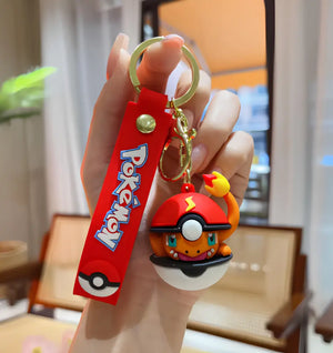 Porte Clés Pokemon - Salamèche dans sa Pokeball
